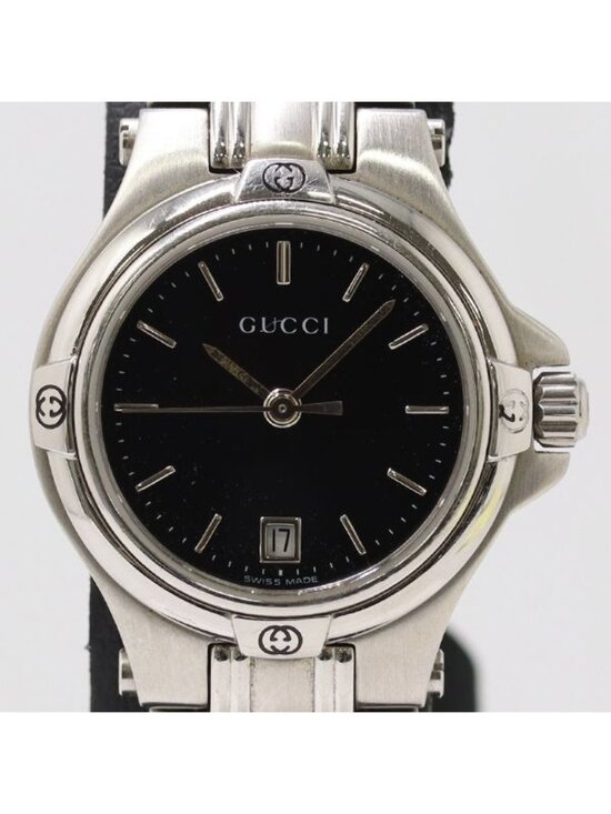 Gucci Date Quartz Black Dial Watch Mtm main image 4